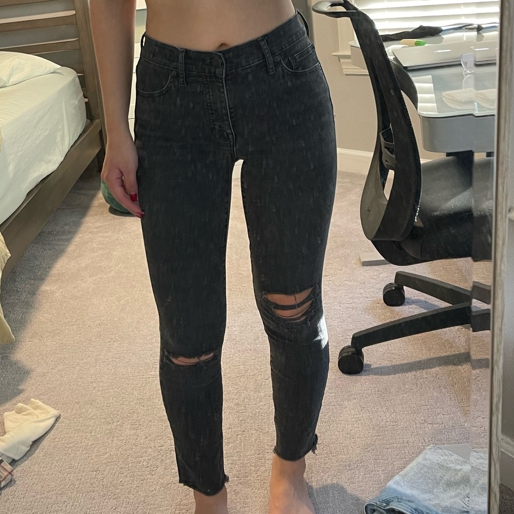 Madewell skinny black jeans
